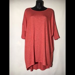 LuLaRoe Irma Tunic Red Size XL EUC